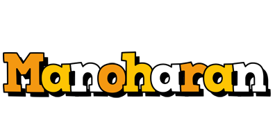 Manoharan cartoon logo