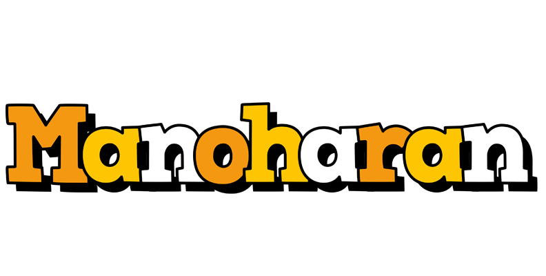 Manoharan cartoon logo