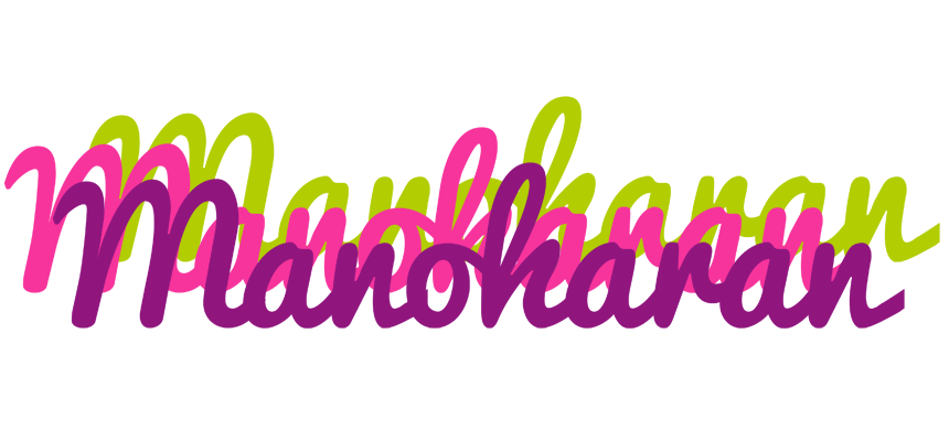 Manoharan flowers logo