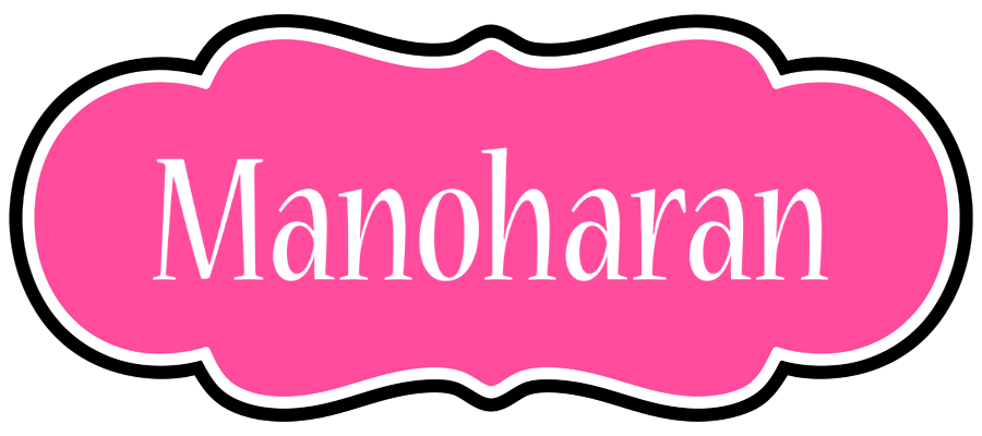 Manoharan invitation logo