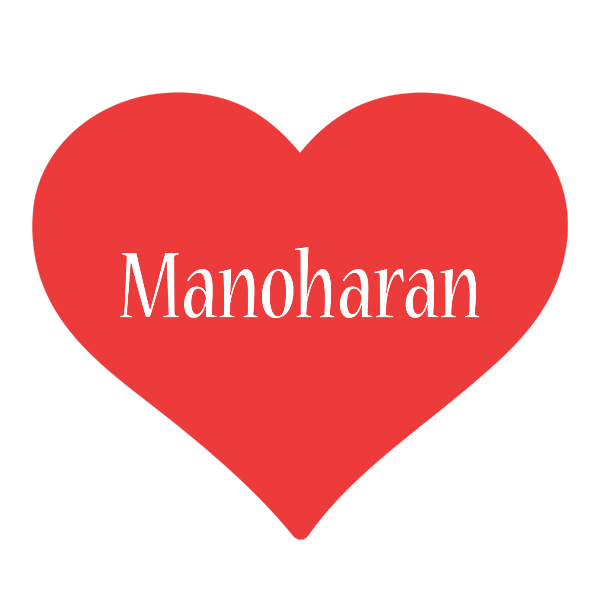 Manoharan love logo
