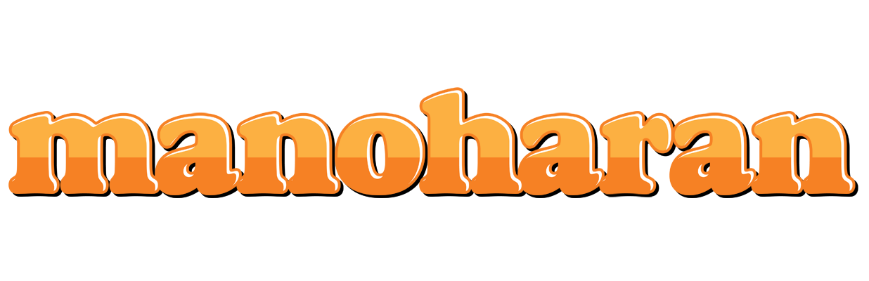 Manoharan orange logo