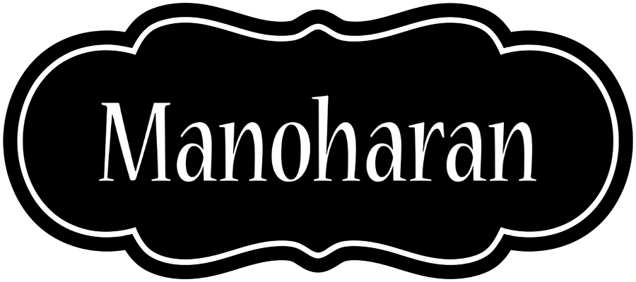 Manoharan welcome logo