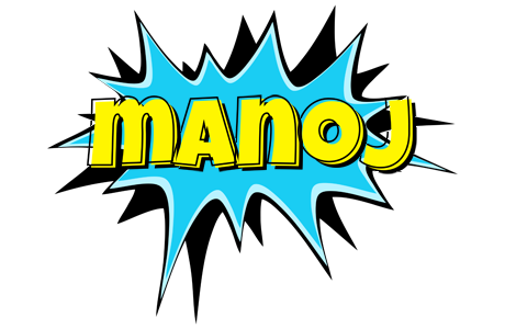 Manoj amazing logo