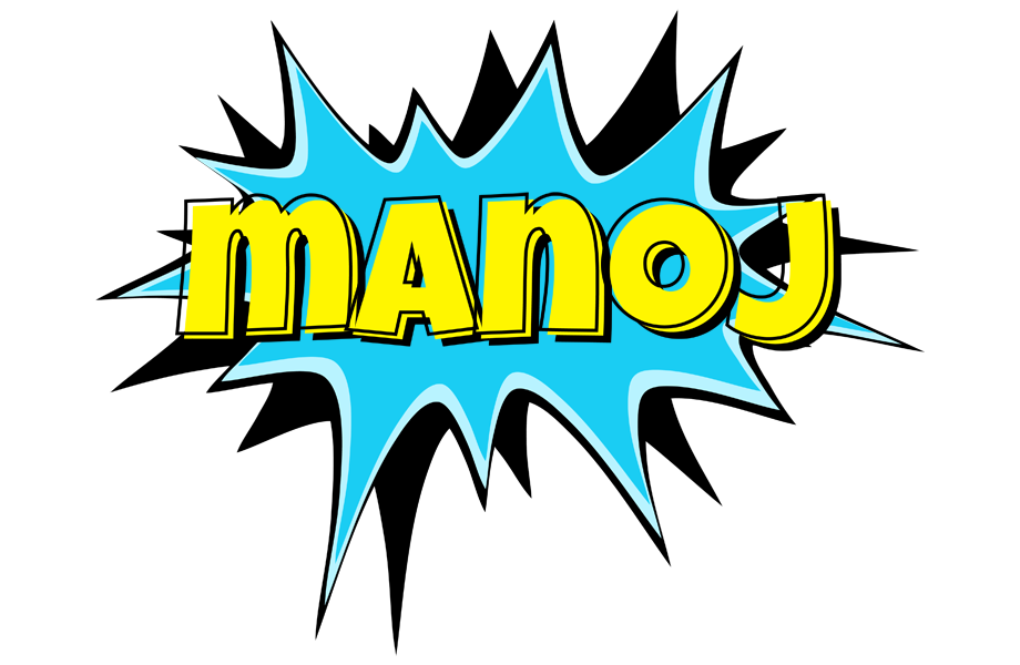 Manoj amazing logo