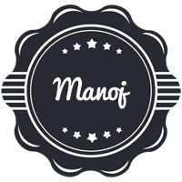 Manoj badge logo