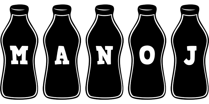 Manoj bottle logo