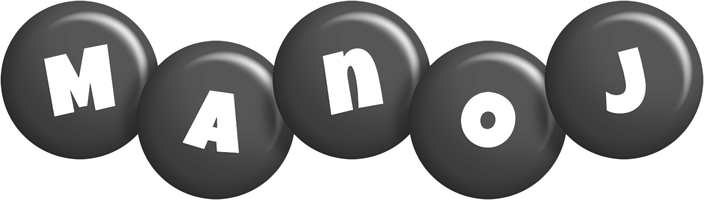Manoj candy-black logo