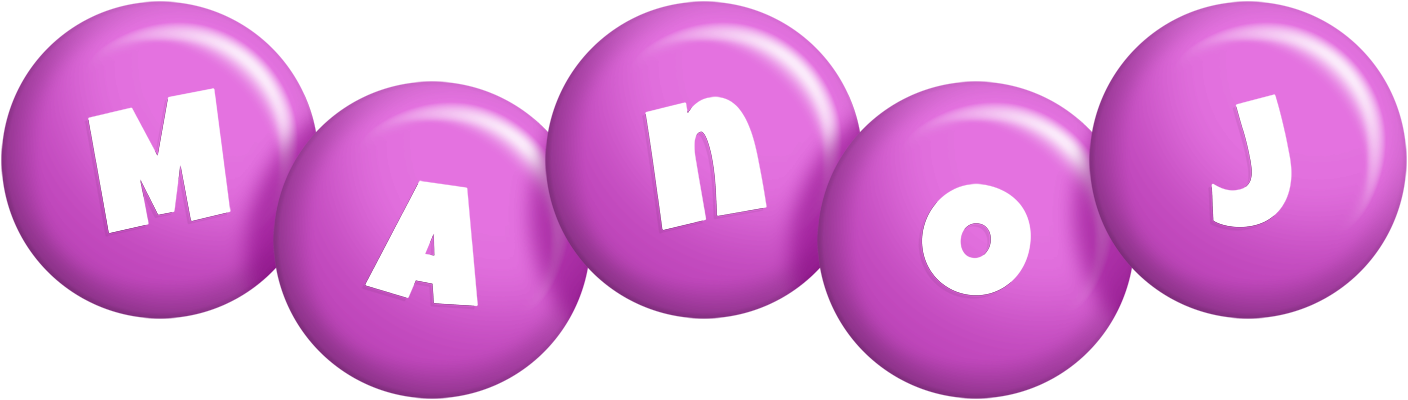 Manoj candy-purple logo
