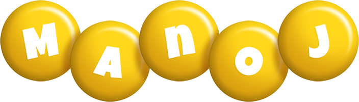 Manoj candy-yellow logo
