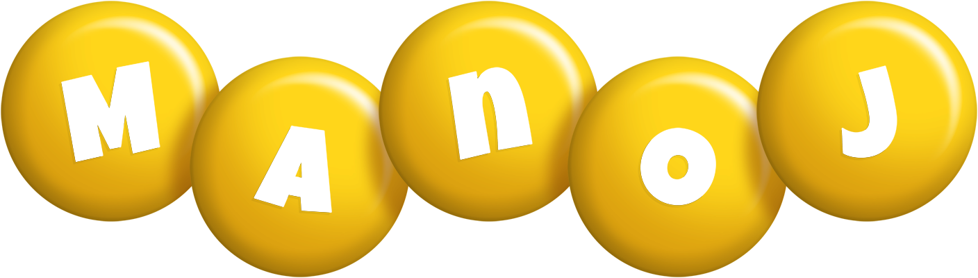 Manoj candy-yellow logo