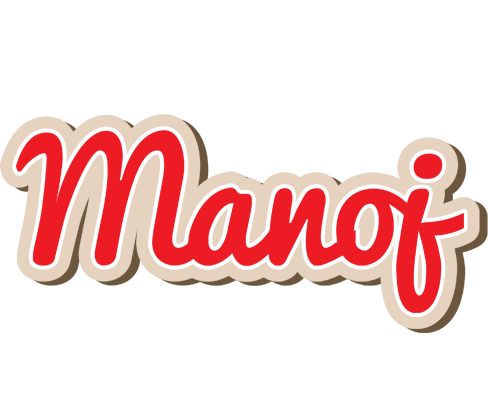 Manoj chocolate logo