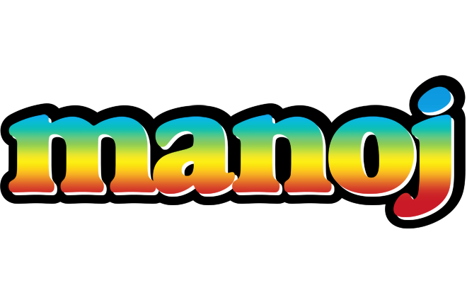 Manoj color logo