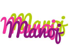 Manoj flowers logo