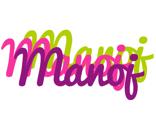 Manoj flowers logo