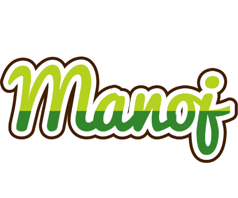 Manoj golfing logo