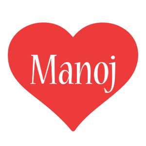 Manoj love logo