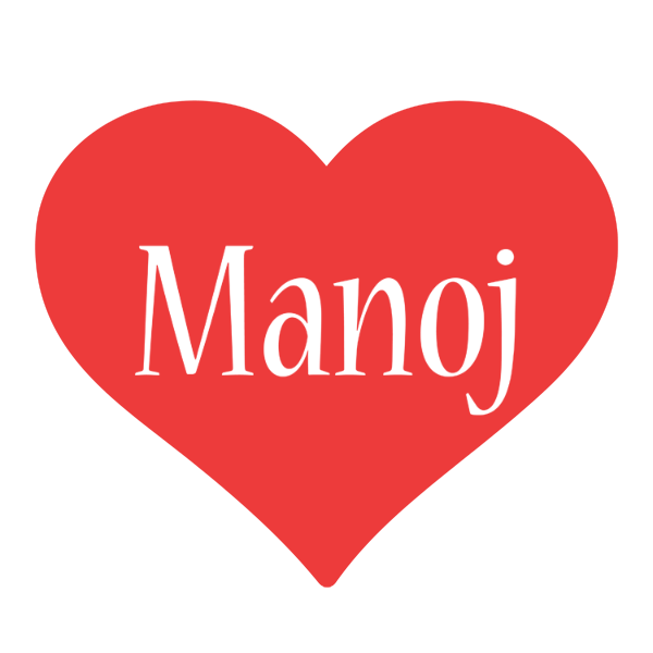 Manoj love logo