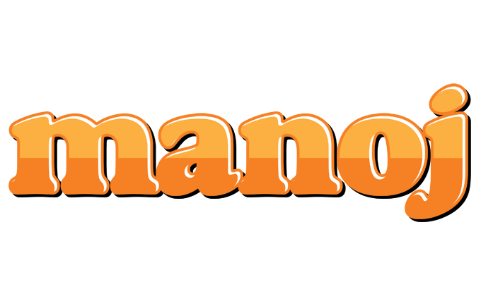 Manoj orange logo