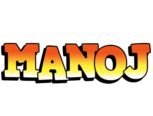 Manoj sunset logo