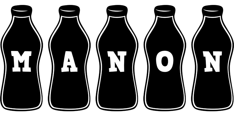 Manon bottle logo