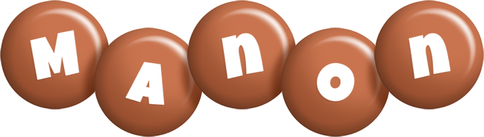 Manon candy-brown logo
