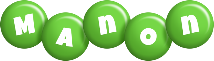 Manon candy-green logo