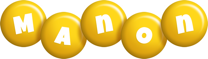Manon candy-yellow logo