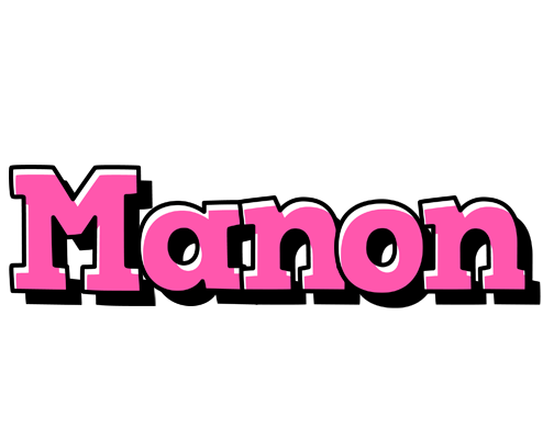 Manon girlish logo