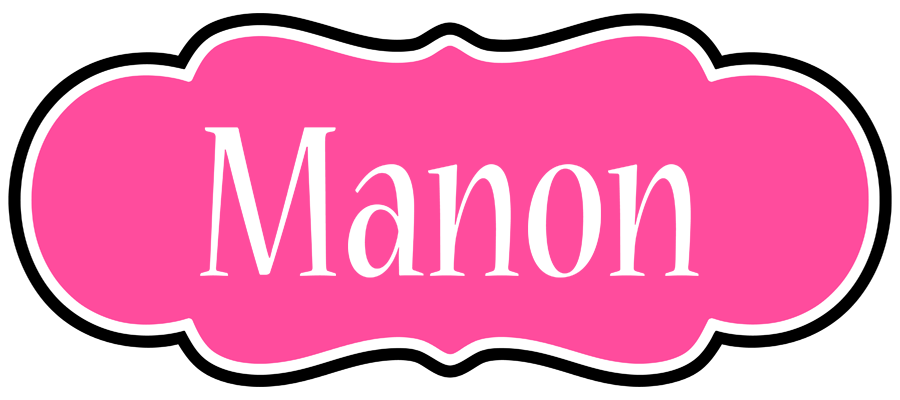 Manon invitation logo
