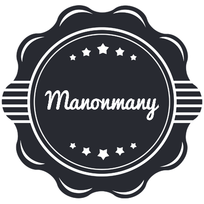 Manonmany badge logo