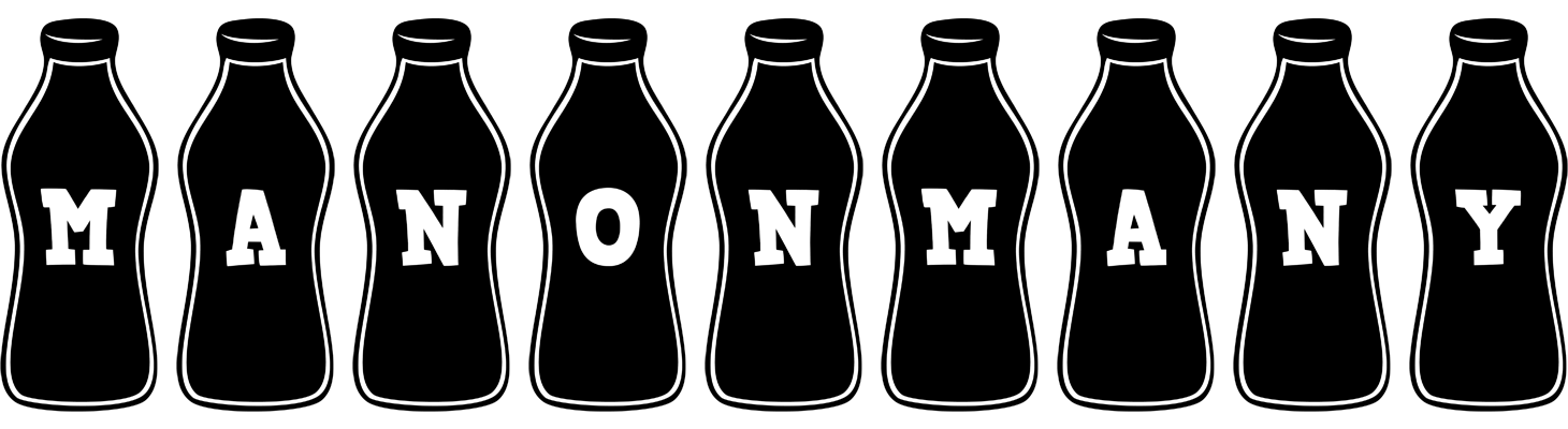 Manonmany bottle logo