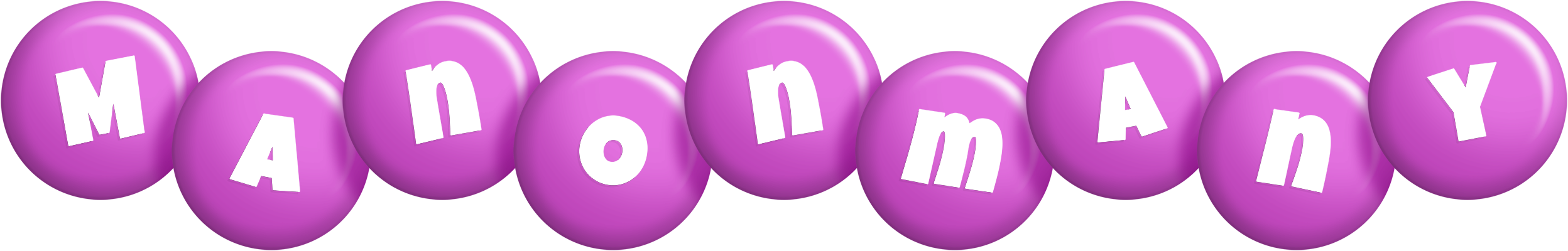 Manonmany candy-purple logo