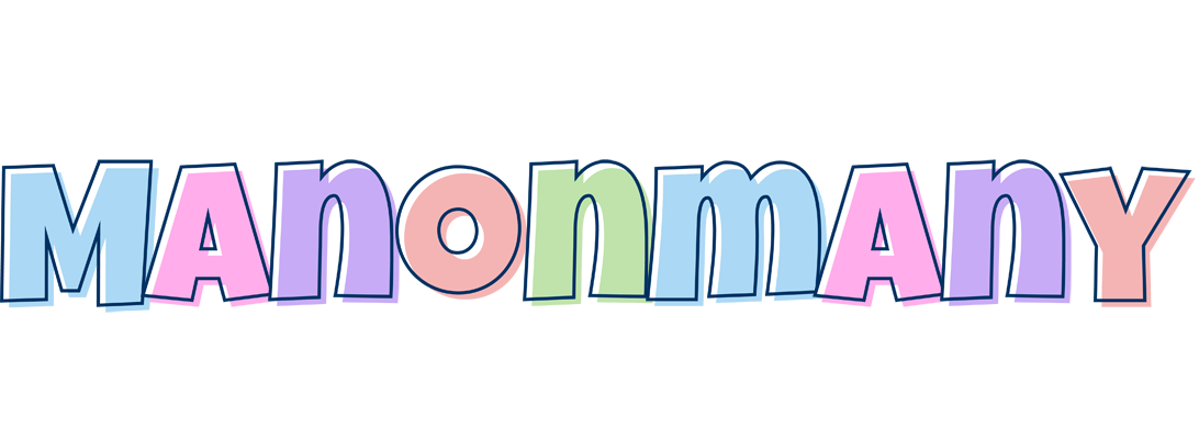 Manonmany pastel logo