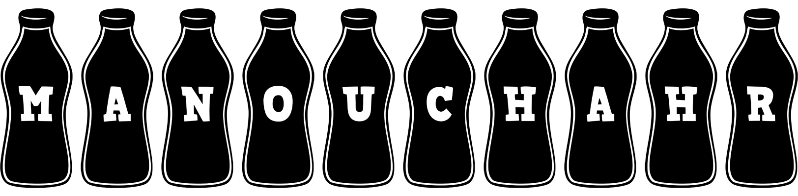 Manouchahr bottle logo