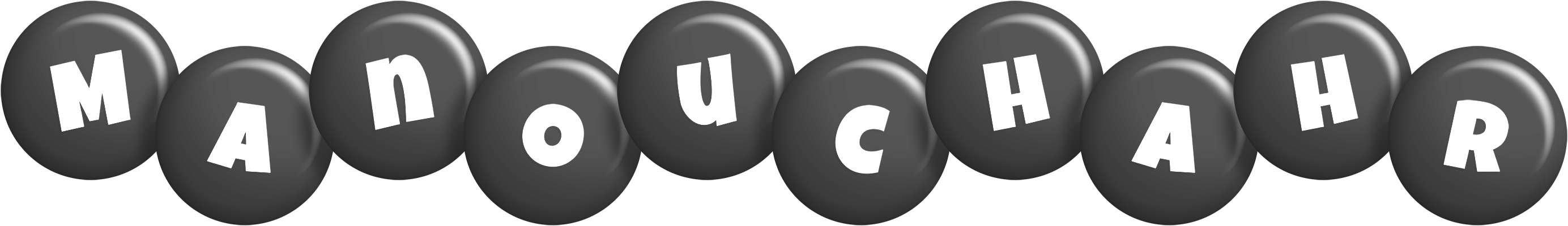 Manouchahr candy-black logo