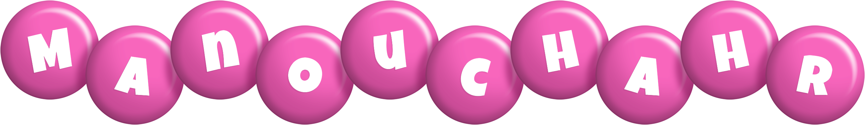 Manouchahr candy-pink logo