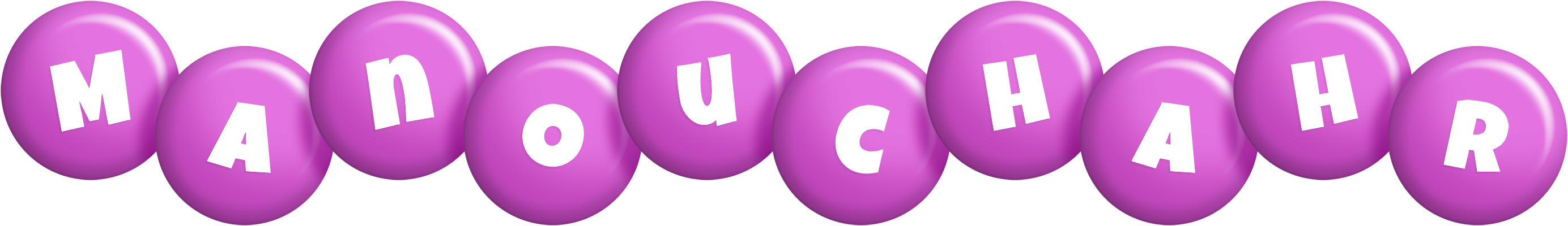 Manouchahr candy-purple logo