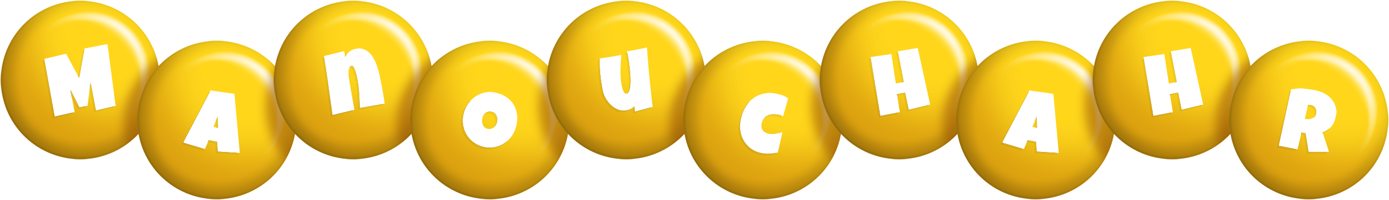 Manouchahr candy-yellow logo