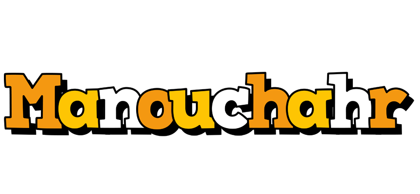 Manouchahr cartoon logo