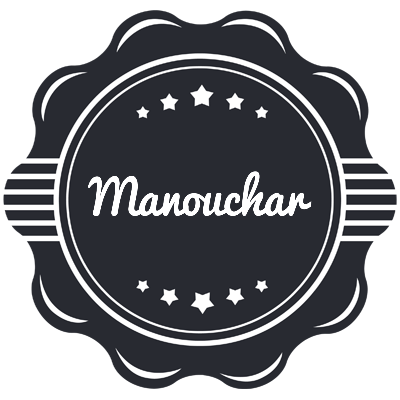 Manouchar badge logo