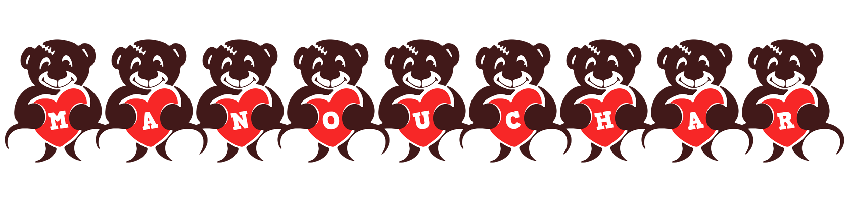 Manouchar bear logo