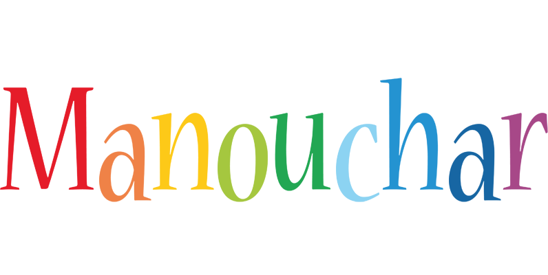 Manouchar birthday logo