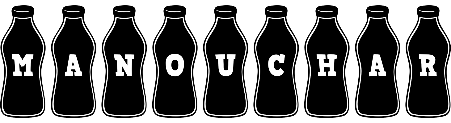 Manouchar bottle logo
