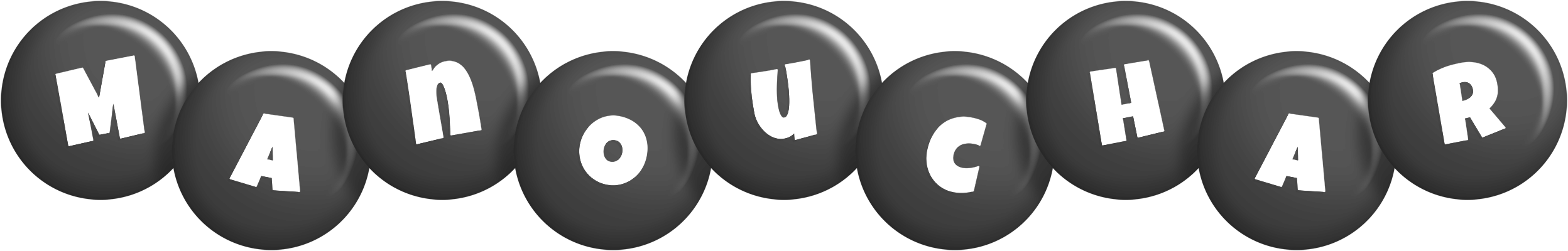 Manouchar candy-black logo