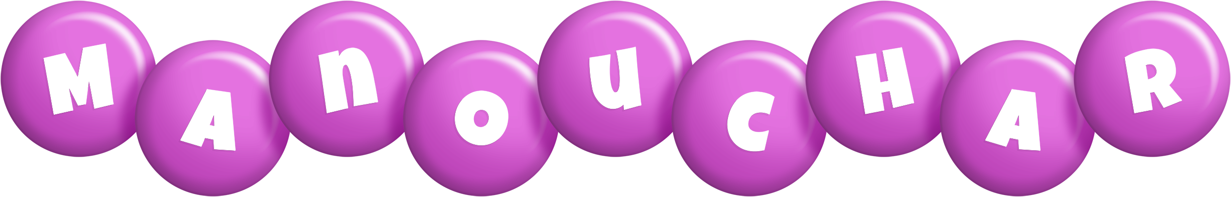 Manouchar candy-purple logo