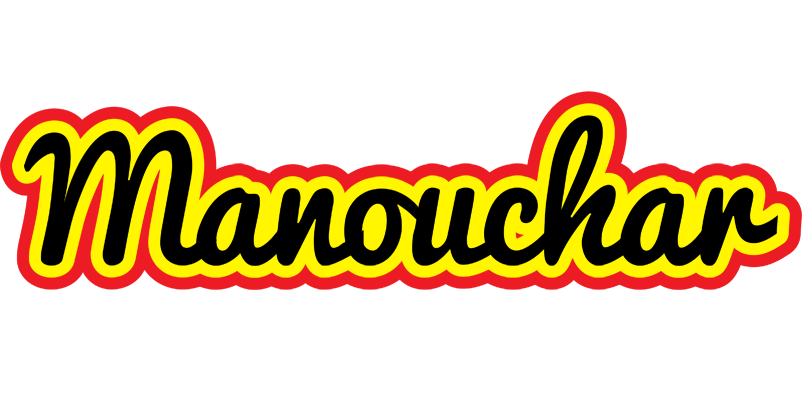 Manouchar flaming logo