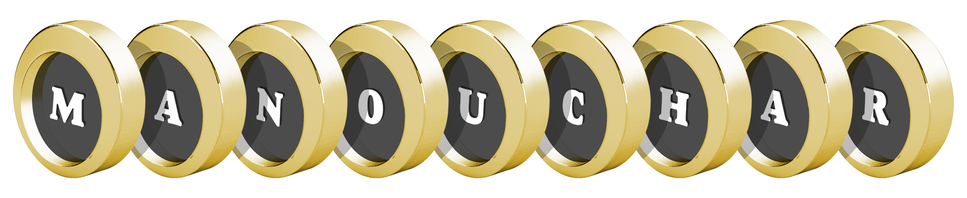 Manouchar gold logo