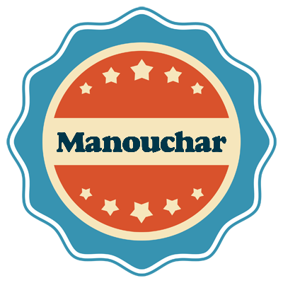 Manouchar labels logo