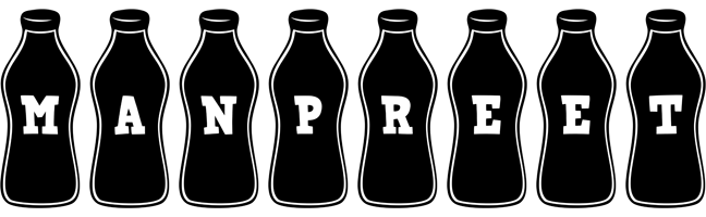 Manpreet bottle logo